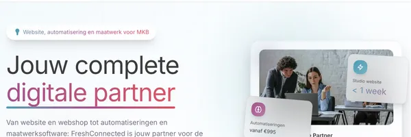 FreshConnected website voor zichtbaarheid, diensten en conversie