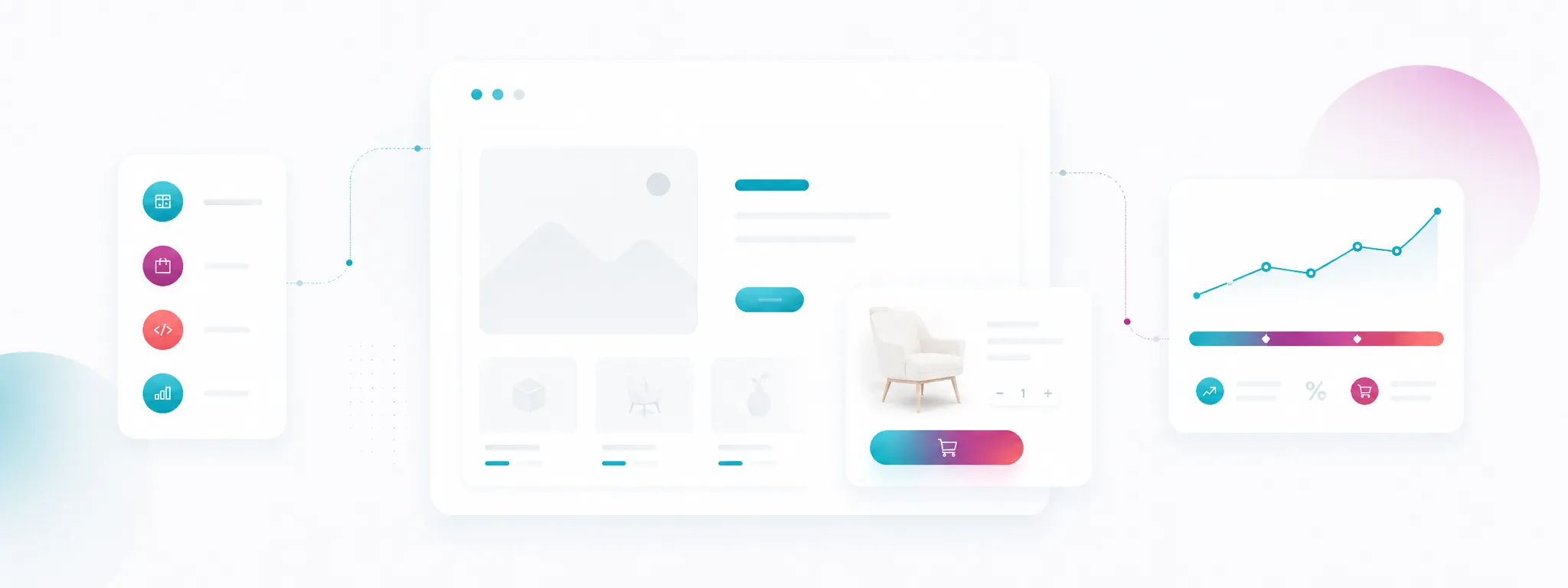 Servicevisual voor websites en webshops