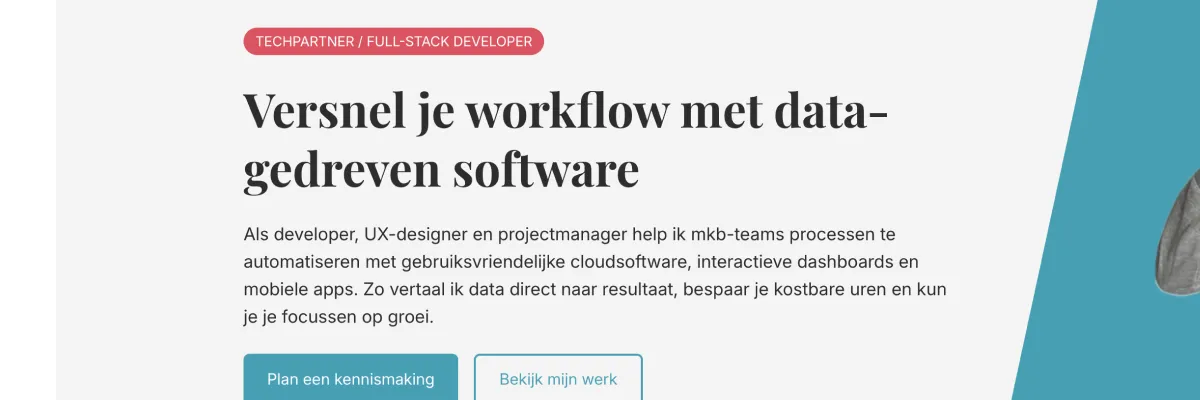 Persoonlijke portfolio – Pim Musch – Website