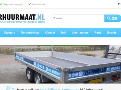 Verhuurmaat-suite – één order- en verhuurplatform achter meerdere merken – SaaS Platform